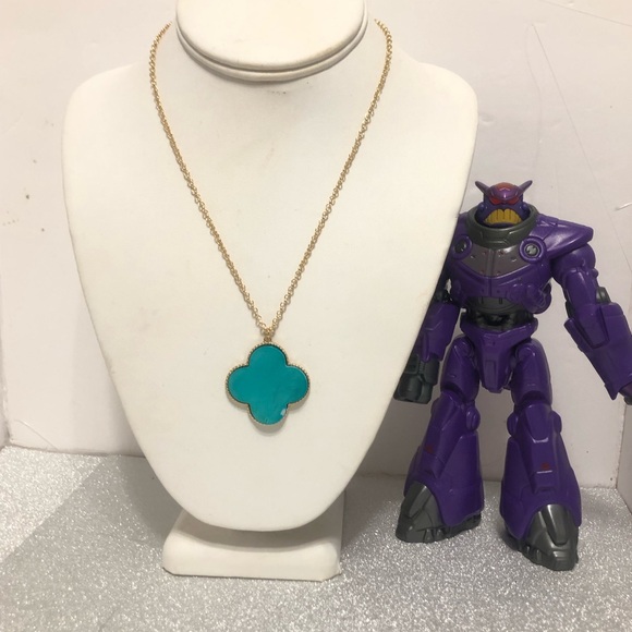 BLUE FLOWER NECKLACE HALF PRICE OFFER SALE - Picture 7 of 7